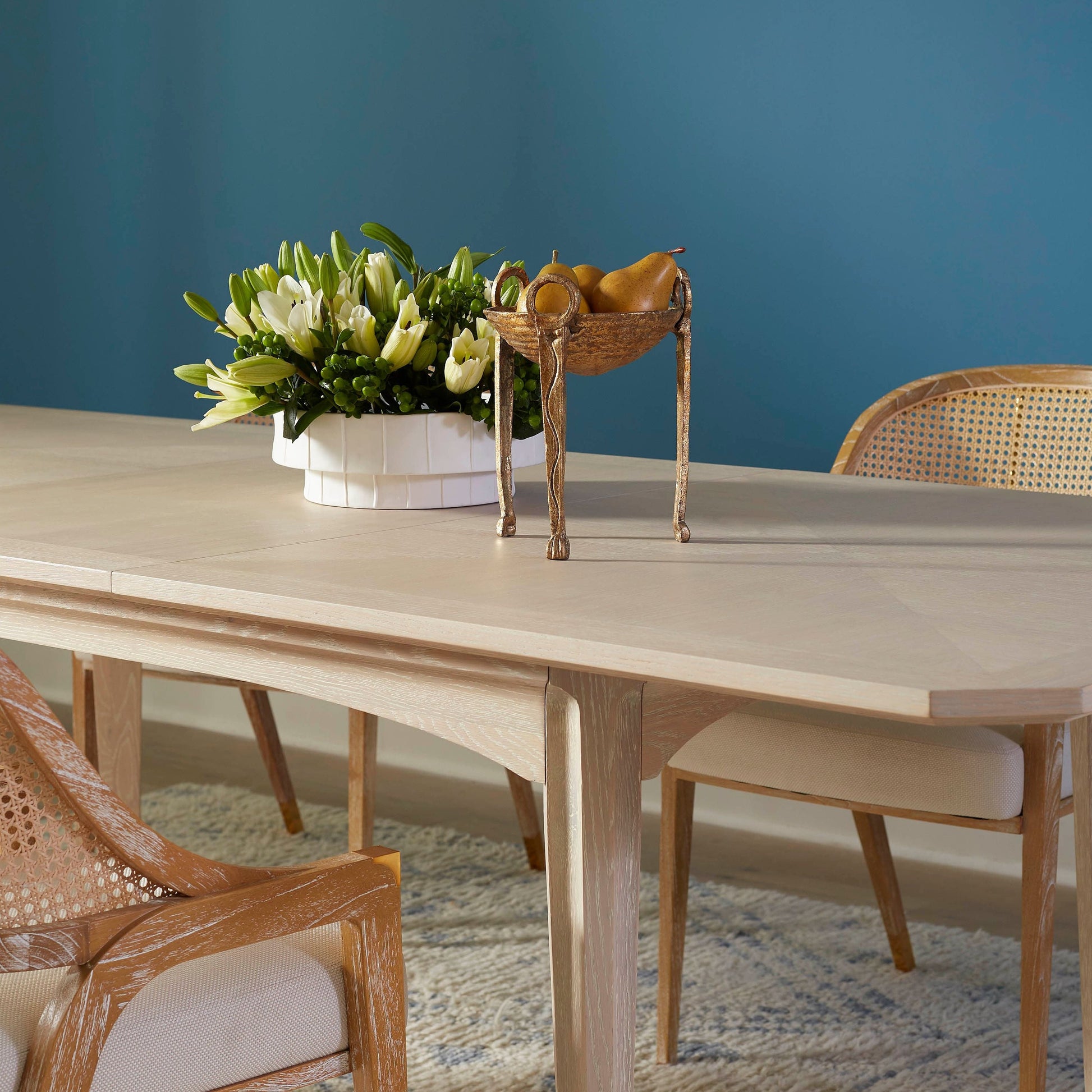 villa and house bertram dining table sand styled