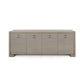 villa and house blake 4 door cabinet taupe gray front