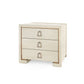 villa and house blake three drawer side table blanched oak
