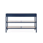 villa and house caanan console midnight blue back