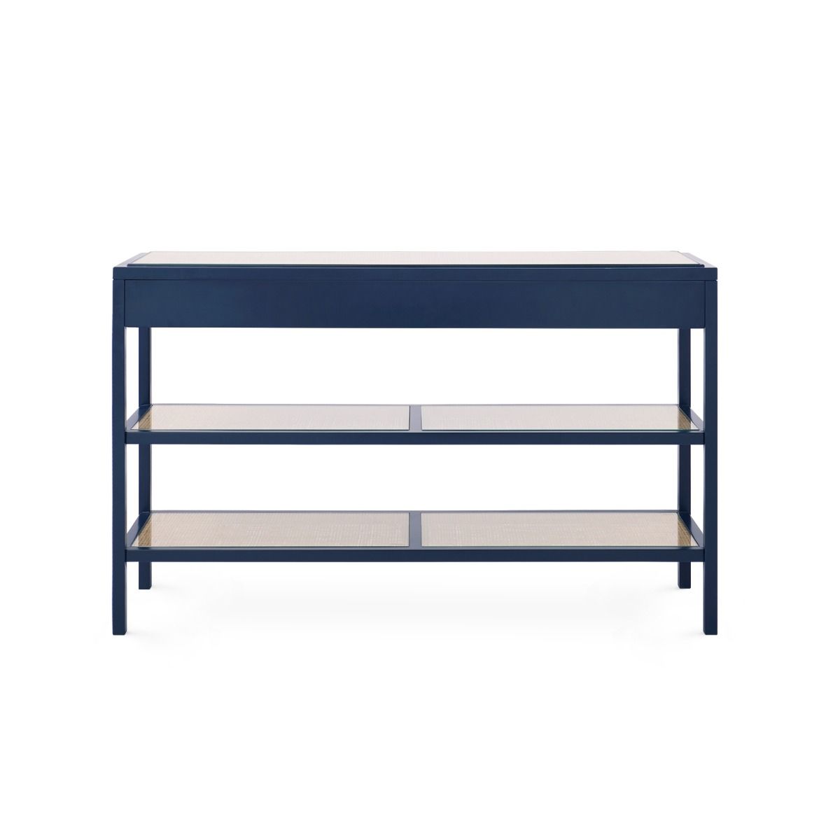 villa and house caanan console midnight blue back