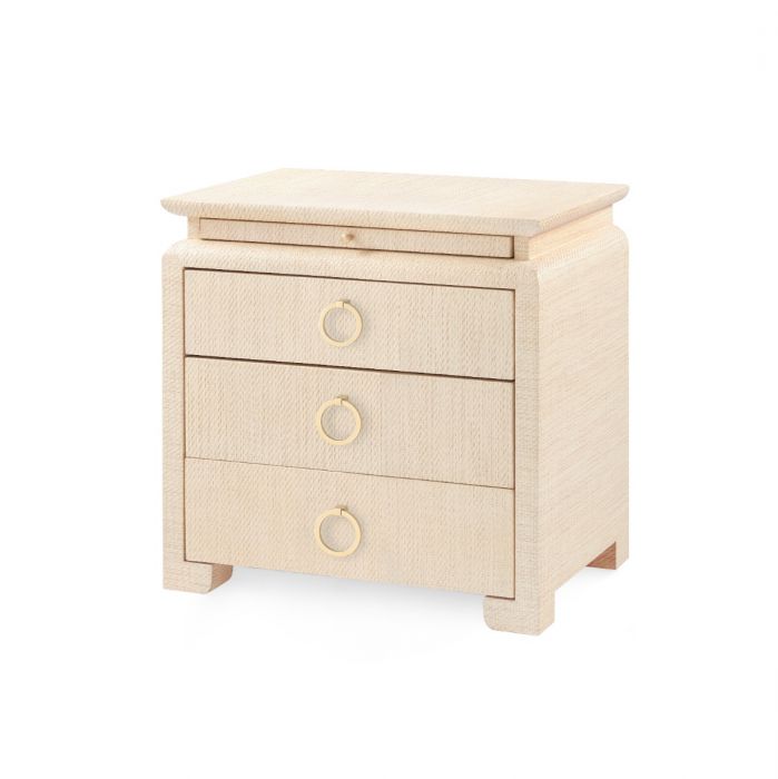 villa and house elina 3 drawer side table