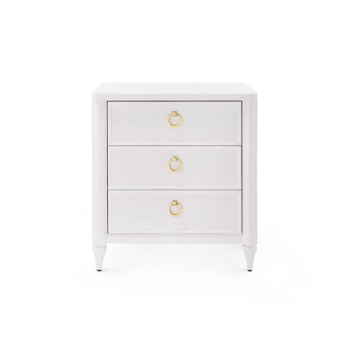 villa and house fairfax side table white front