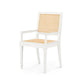villa and house jansen arm chair white