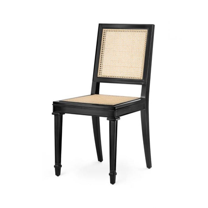 villa and house jansen side chair black