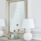 villa and house melinda mirror silver styled