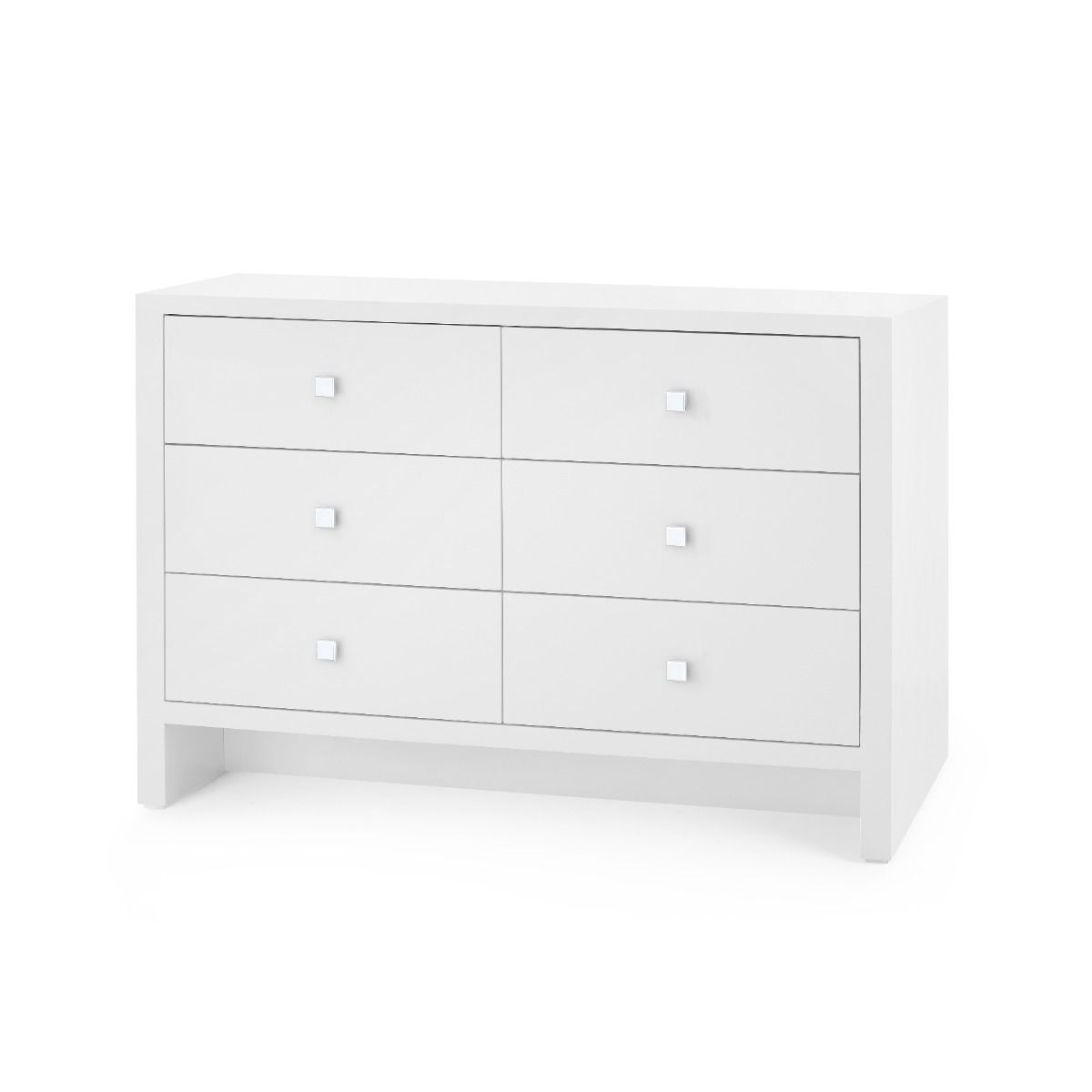 Morgan Extra Large 6 Drawer Chest Chiffon White - multiple options