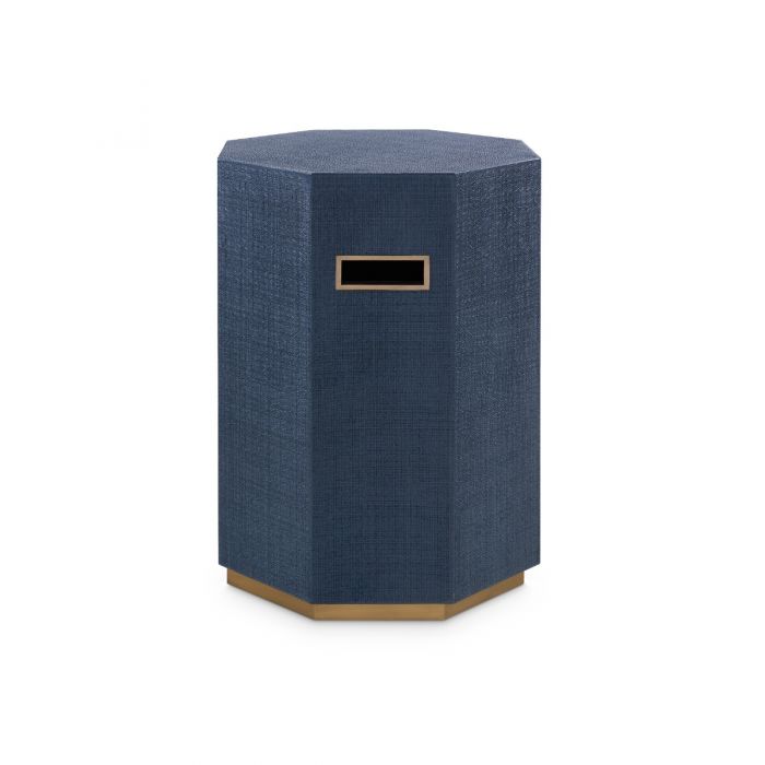 villa and house octavia side table storm blue side
