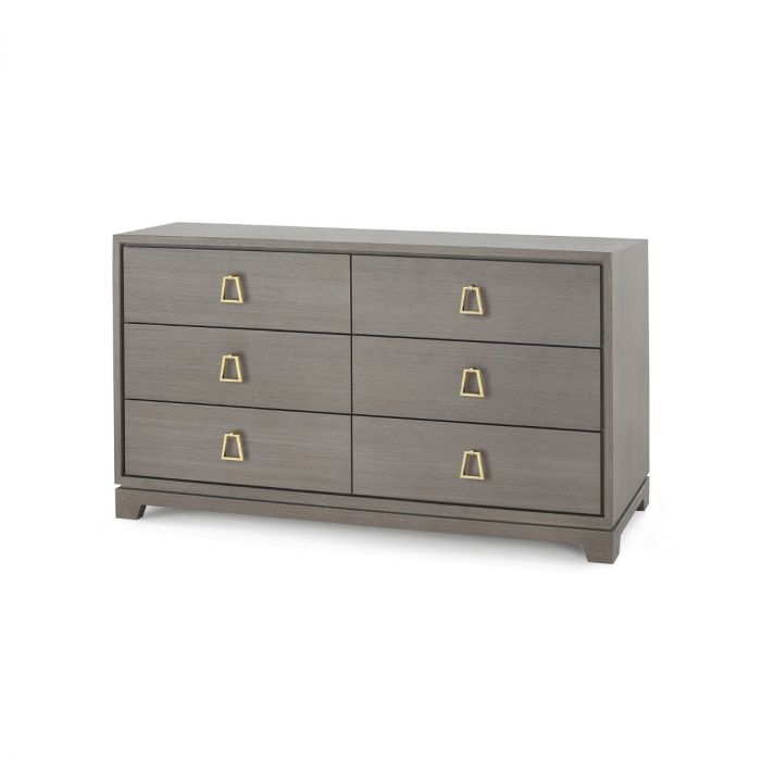 villa and house stanford extra large 6 drawer light gray