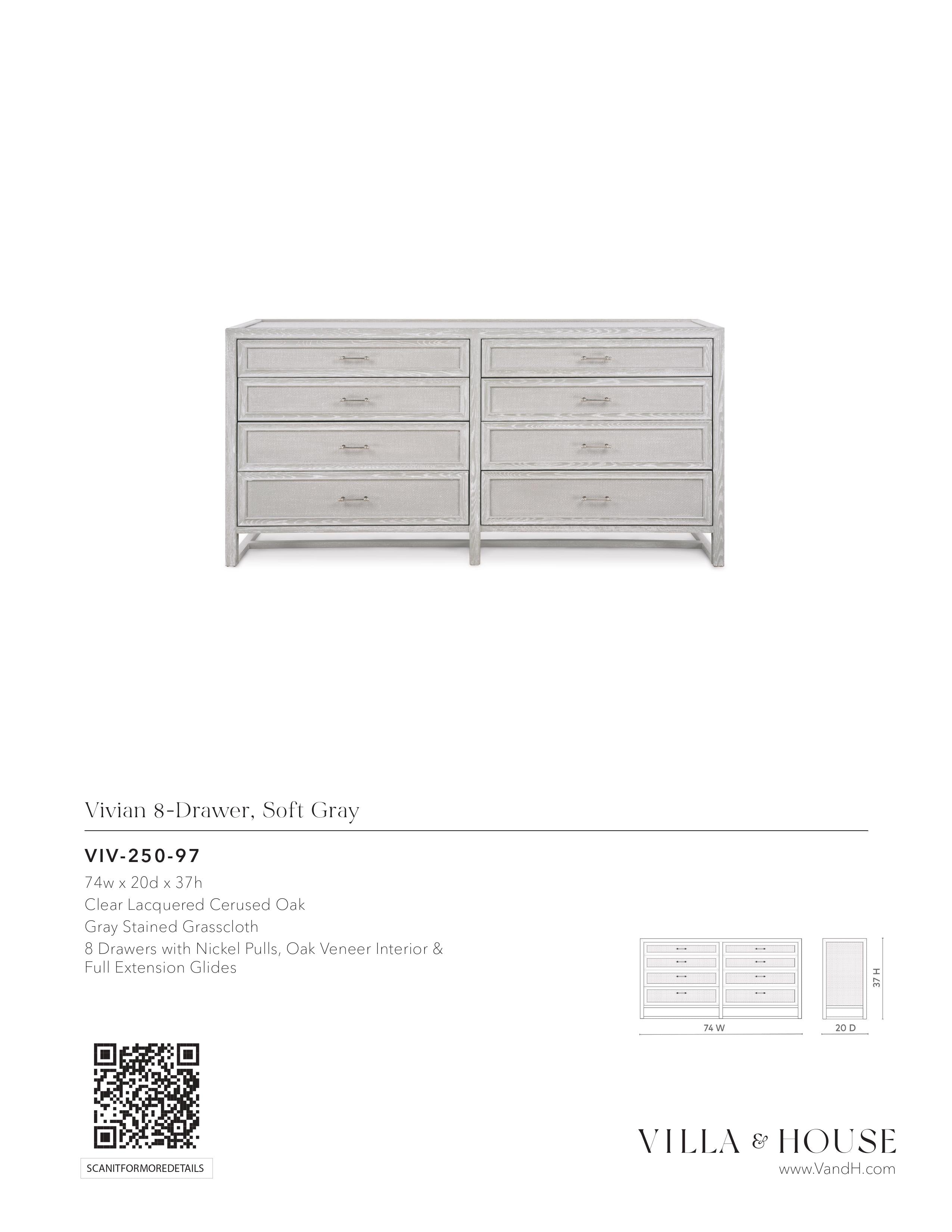 8 drawer deals grey dresser