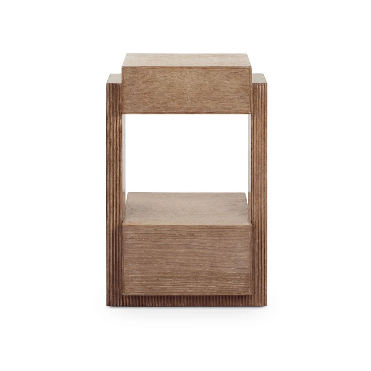 Warren 2 Drawer Side Table Oak