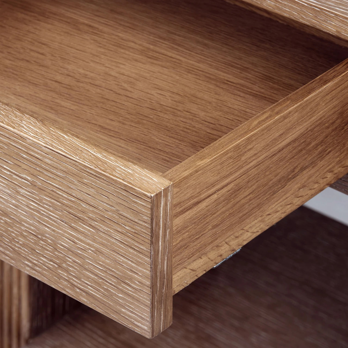 Warren 2 Drawer Side Table Oak