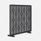 Webster Fireplace Screen Black Iron