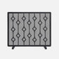 Webster Fireplace Screen Black Iron
