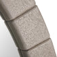 Close-up of a wooden product with a light finish on a white background