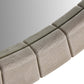 Close-up of wooden planks with a light gray background