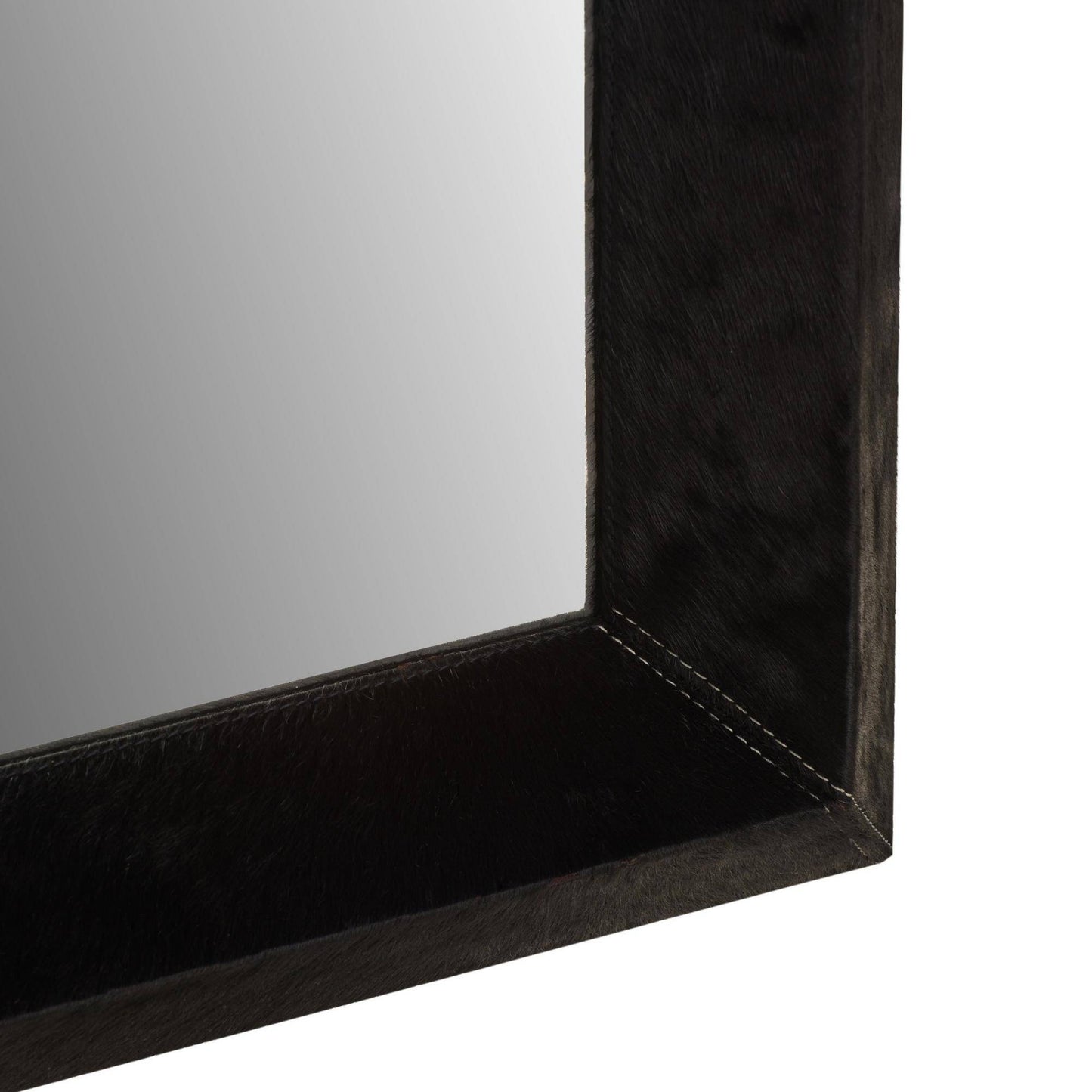 Nerone Mirror Black Hair on Hide