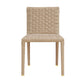 worlds away burbank dining chair front