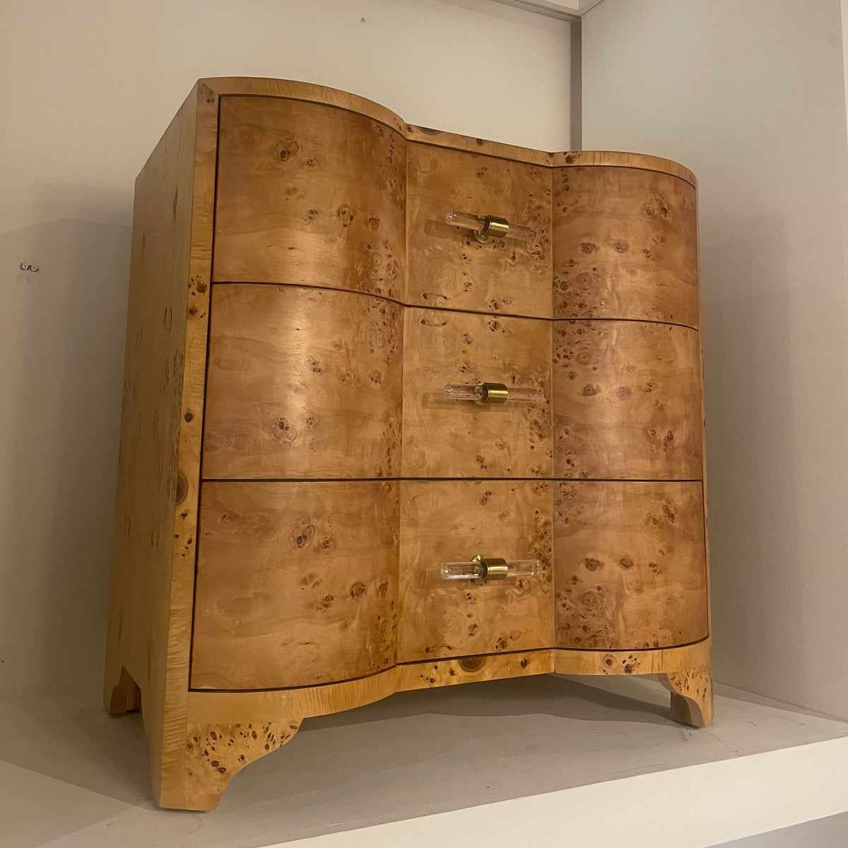 Worlds Away Calvin Side Table Burl Wood – CLAYTON GRAY HOME