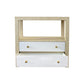 worlds away hatte side table drawer