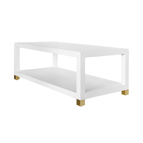 worlds away patricia coffee table white angle
