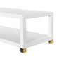 worlds away patricia coffee table white legs