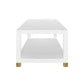 worlds away patricia coffee table white side
