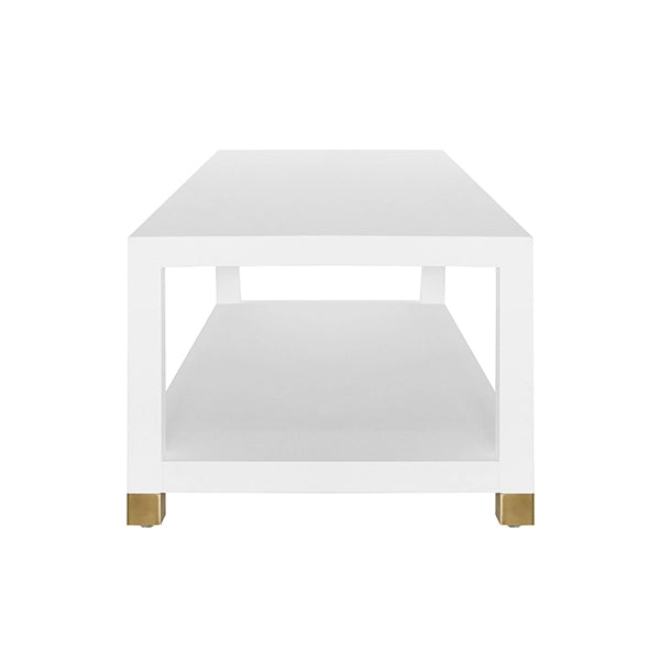 worlds away patricia coffee table white side