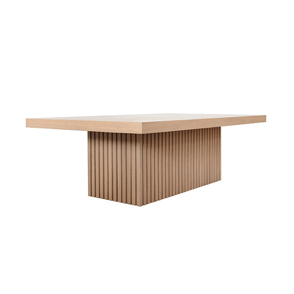 worlds away tyson coffee table natural oak angle