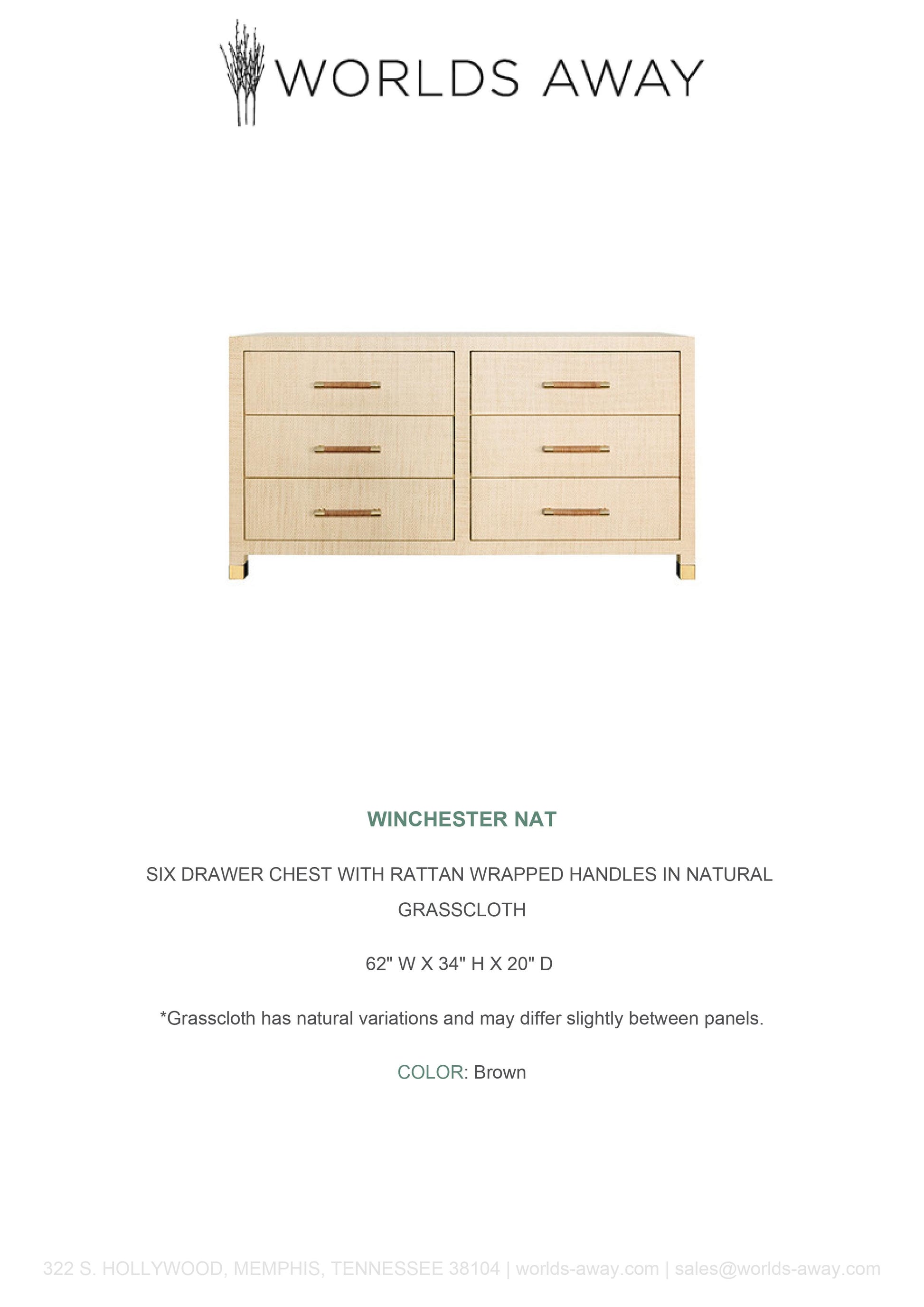 worlds away winchester chest natural tearsheet