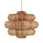 Antibes Chandelier Natural Rattan