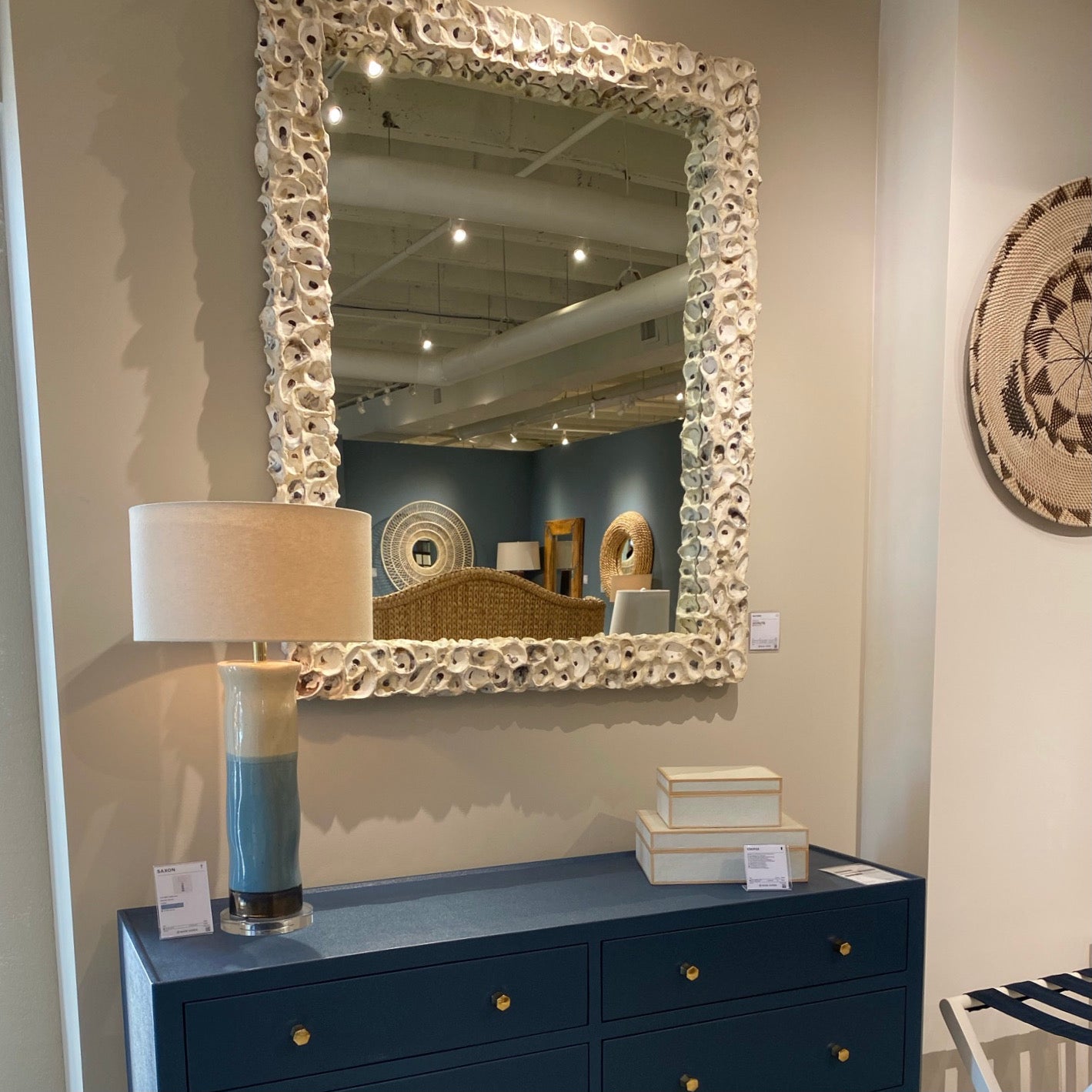 made goods Buford mirror large showroom