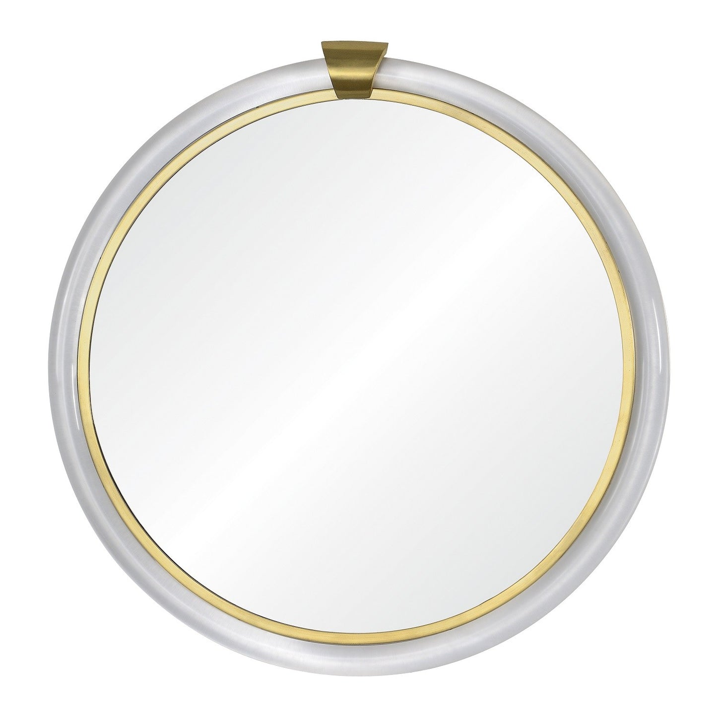 mirror home acrylic brass round mirror