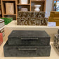 made goods Sinclaire box gray velvet showroom