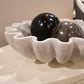 made goods darci wide marble bowl white shop