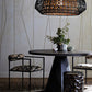 Rimini Pendant Natural and Black Stained Rattan