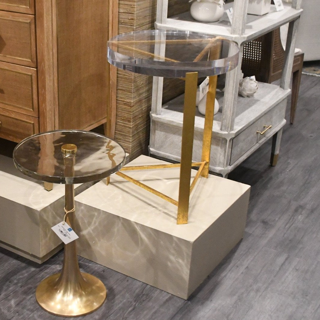 bungalow 5 Harrison side table gold showroom