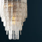 Arteriors Home Larie Chandelier Seeded Glass pendant room view