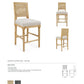 Bungalow 5 Annette Counter Stool Natural Tear Sheet