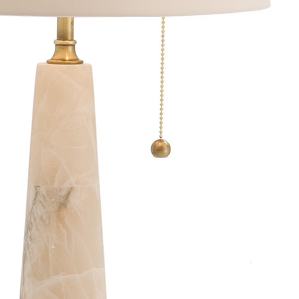 arteriors sidney marble table lamp stone close up living room