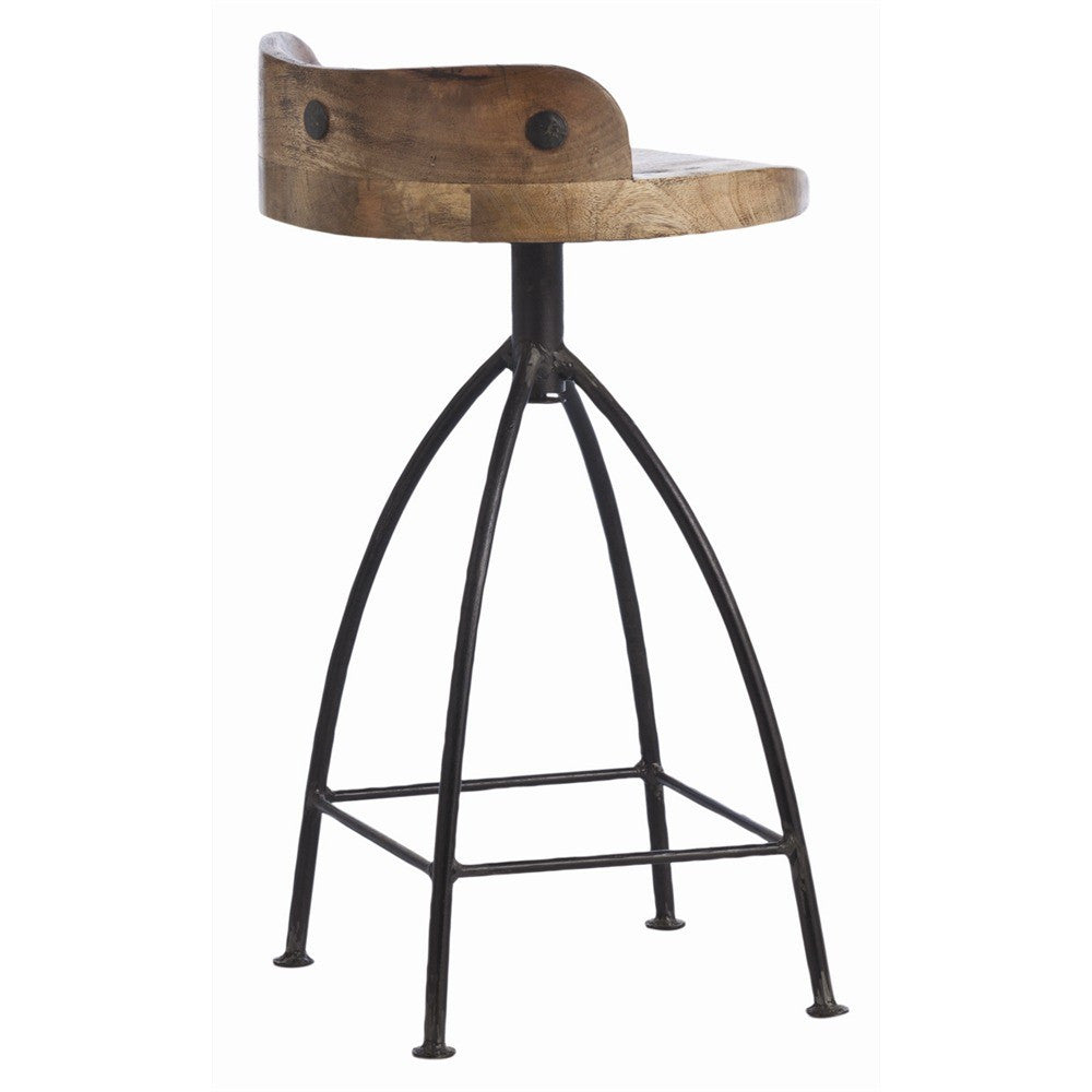 Black iron counter discount stools