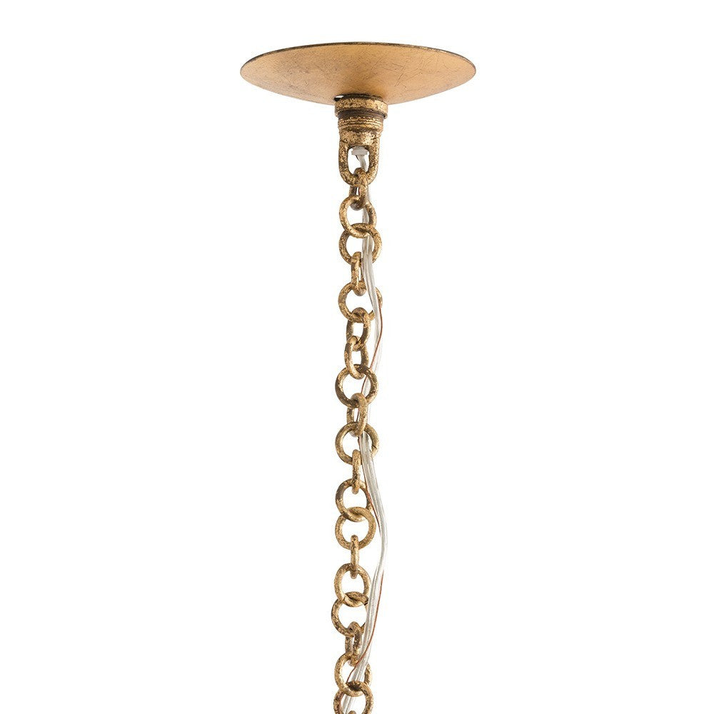 arteriors home florko chandelier gold leaf eight light design modern lighting ceiling mount