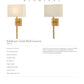Currey & Company Ashdown Gold Wall Sconce Tearsheet