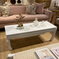 bethany coffee table rectangle white