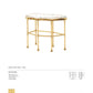 Bungalow 5 Cristal Side Table Gold Tearsheet
