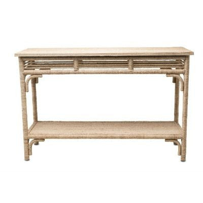 Currey and Company Olisa Console Braided Abaca Rope – CLAYTON GRAY