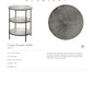 Currey & Company Cane Accent Table Tearsheet