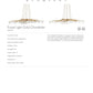 Currey & Company Forest Light Gold Chandelier Tearsheet