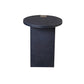 worlds away harrington side table navy and silver