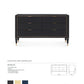 Bungalow 5 Hunter Extra Large 6 Drawer Chest Black Tearsheet